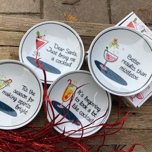 Cocktail Appetizer Plates